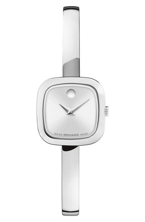 Museum Bangle Cushion Watch, 21mm