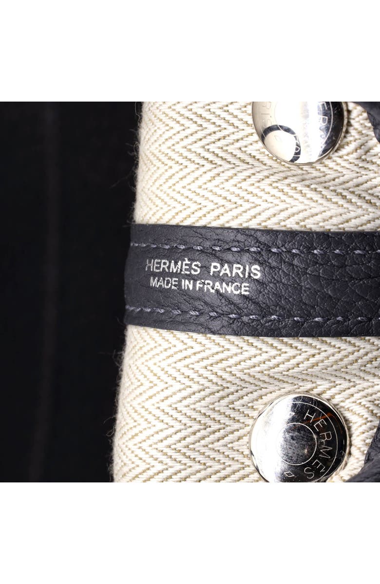 Pre-Owned Hermes Neo Garden Party Tote Leather 23, Alternate, color, Gris Misty