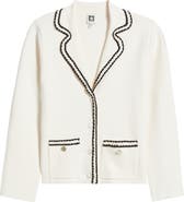 Anne Klein Contrast Trim Blazer