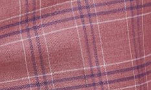 Paisley & Gray Downing Slim Flat Front Plaid Dress Pants In Multi