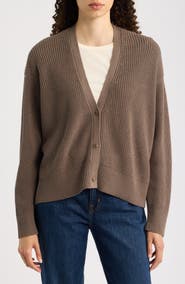 Eileen Fisher Organic Cotton & Tencel Lyocell Cardigan