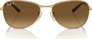 Ray-Ban 56mm Polarized Pilot Sunglasses