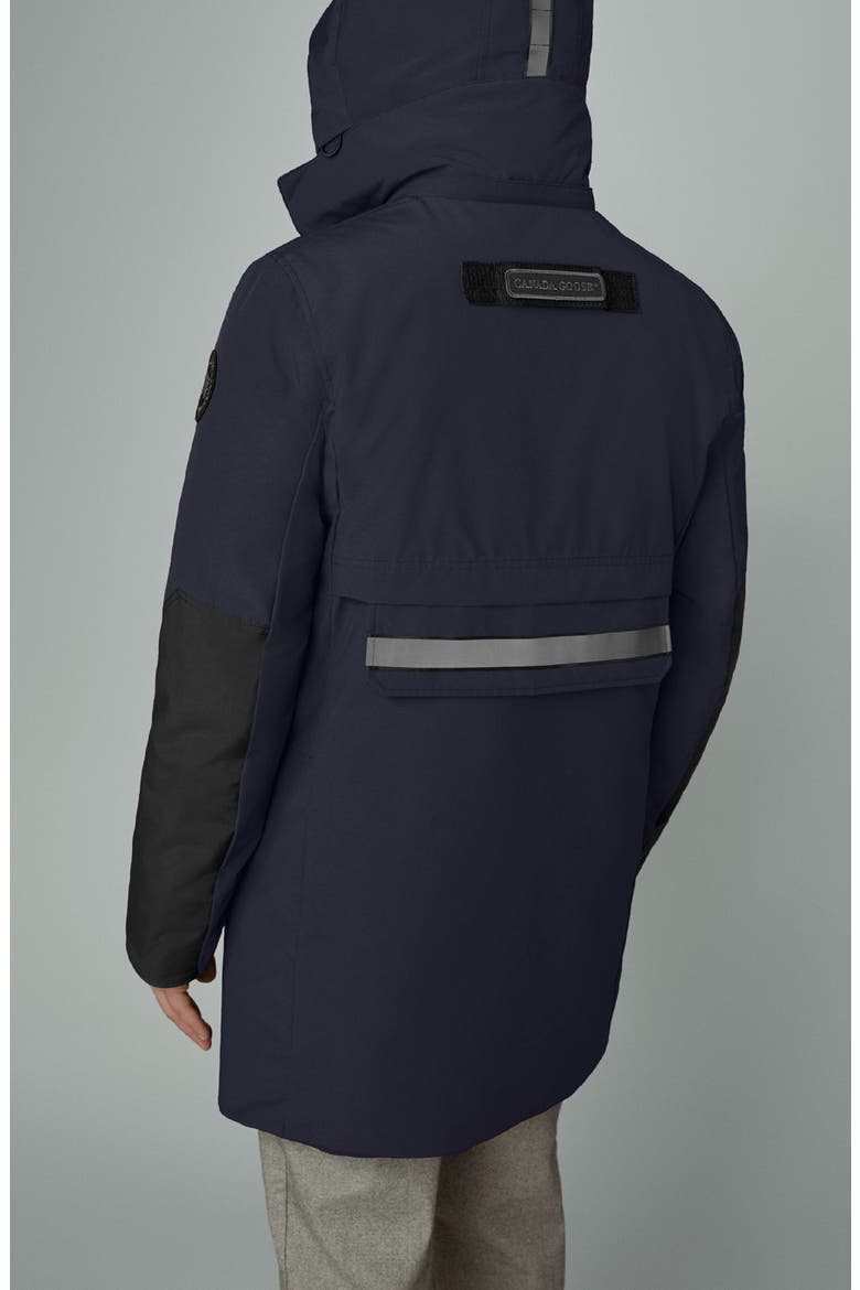 Black Label Brockton Water Resistant 625 Fill Power Down Parka, Alternate, color, NAVY - MARINE