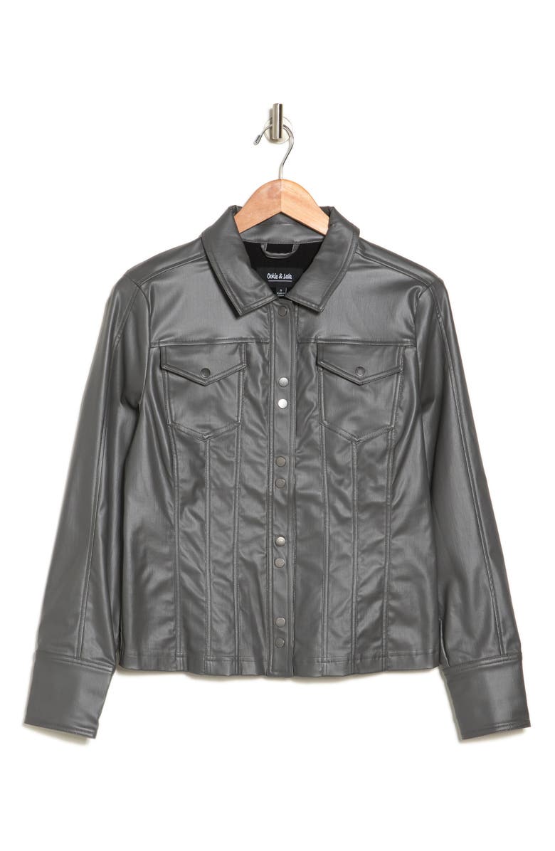 Ookie & Lala Waxy Moto Jacket, Alternate, color,