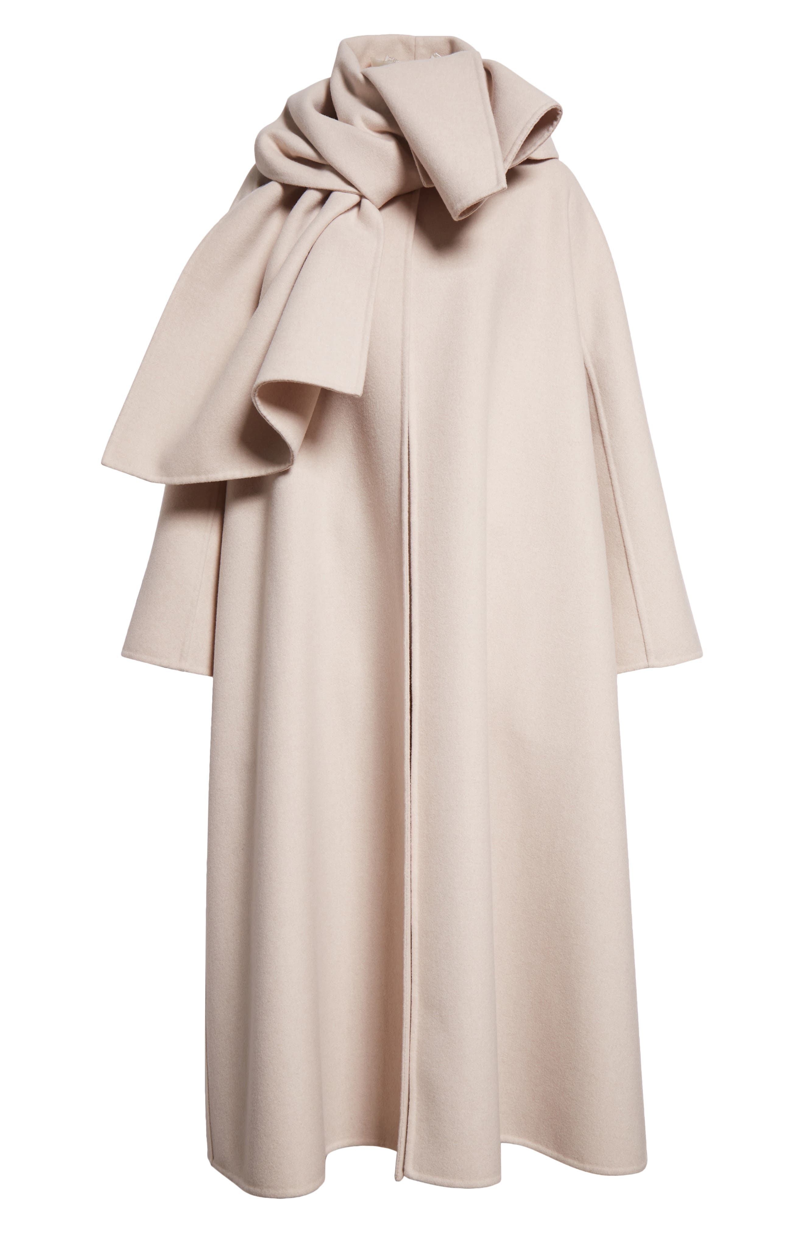Pepaia Alpaca Blend Long Coat with Removable Cape (Women) | Nordstrom