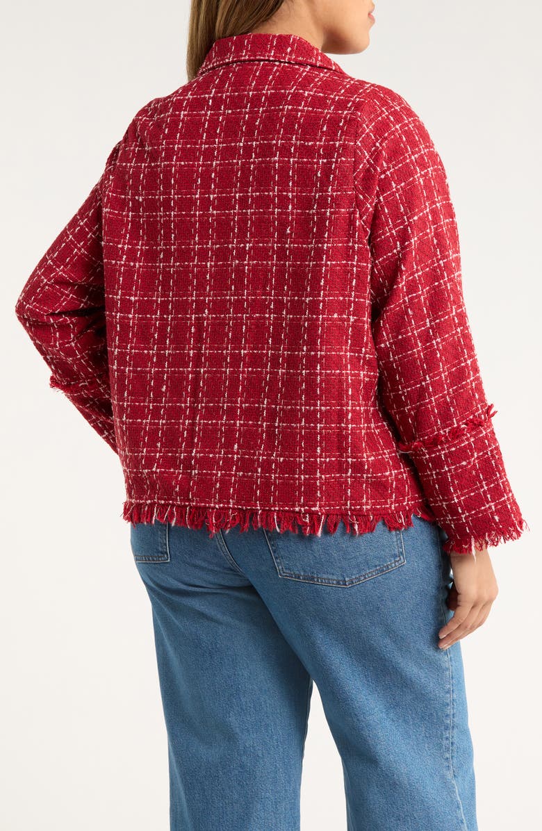 SUGARLIPS Trista Tweed Blazer, Alternate, color, 