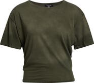 R13 Tight Waist Cotton & Cashmere T-Shirt
