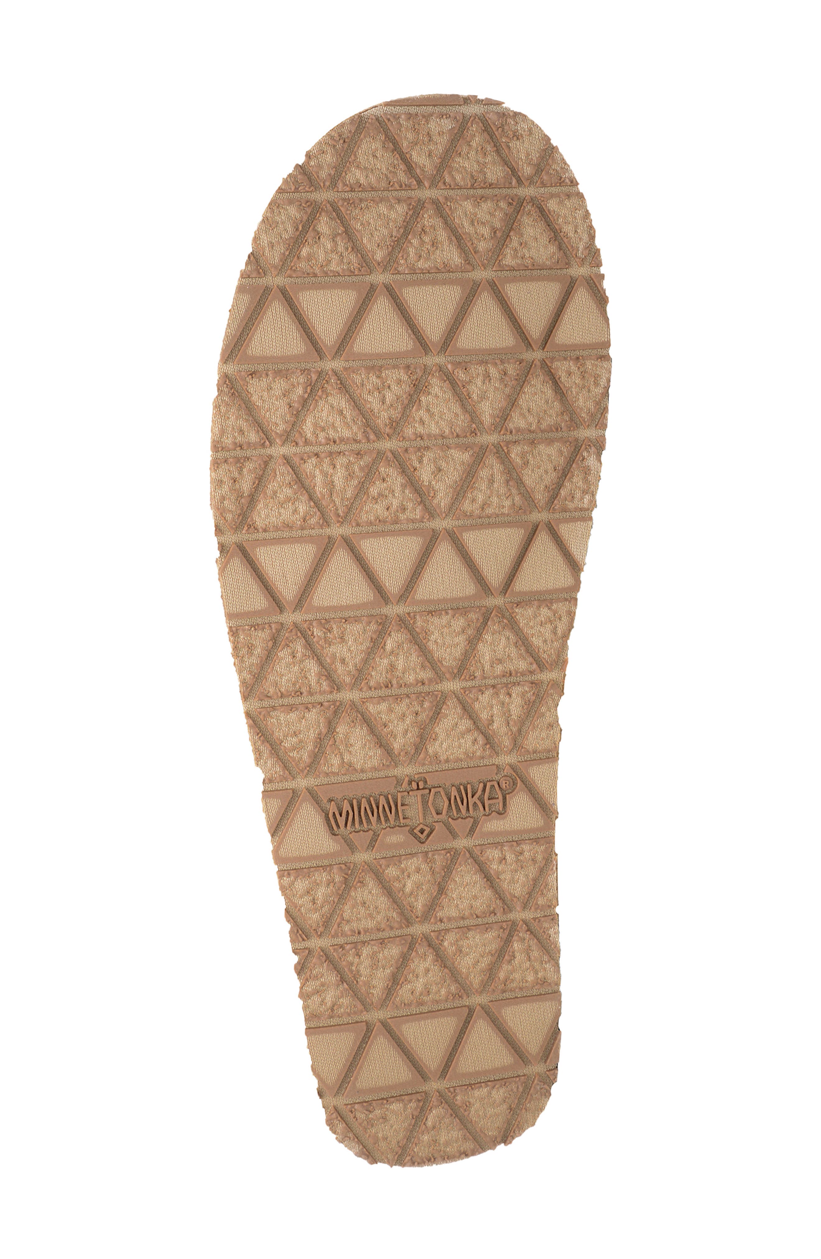 Minnetonka Flurry Scuff Faux Fur Slipper, Alternate, color, 