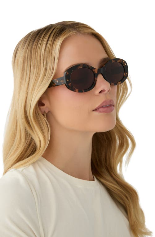 Diff Lainey 52mm Oval Sunglasses In Gold