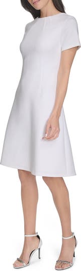 Short Sleeve A-Line Dress