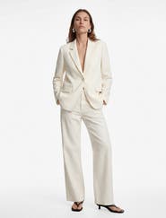 Koton Classic Fit Textured Blazer with Pockets