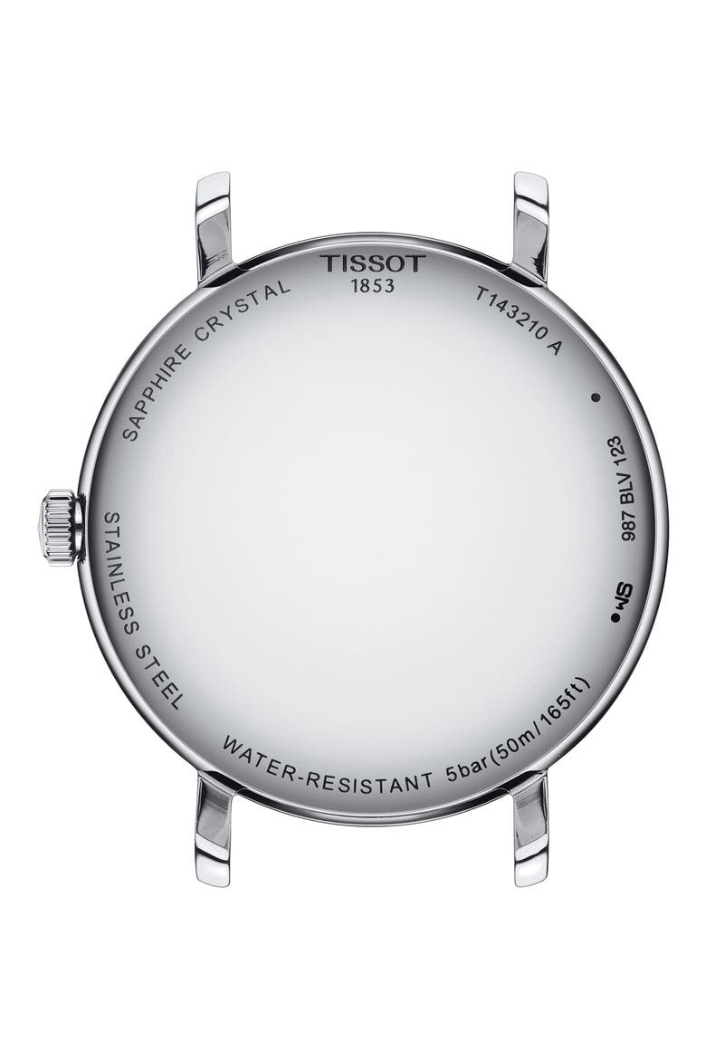 Everytime Mesh Strap Watch, 34mm, Alternate, color, SILVER