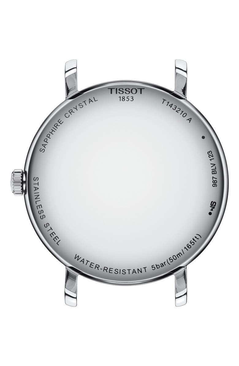 Tissot Everytime Mesh Strap Watch, 34mm, Alternate, color, Silver