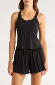 Organic Pima Cotton Curve Hem Tank