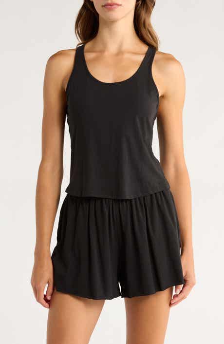 Organic Pima Cotton Curve Hem Tank