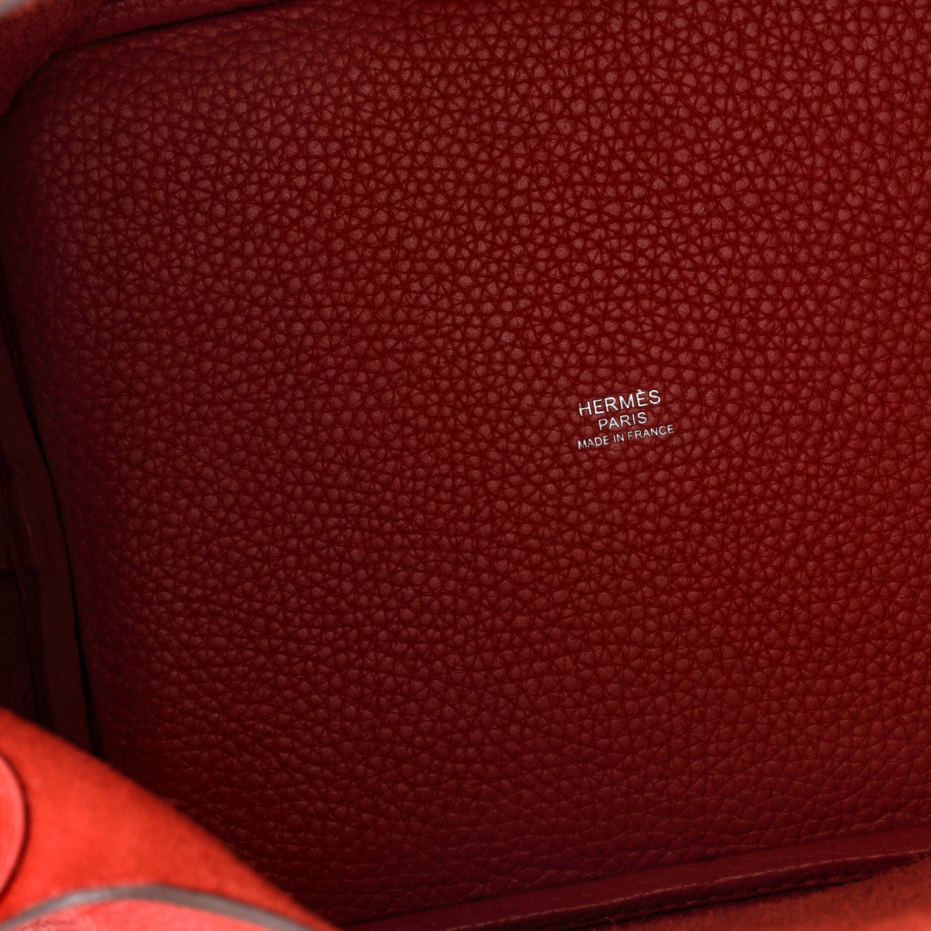 Picotin Lock Bag Clemence MM, Alternate, color, Rouge Tomate