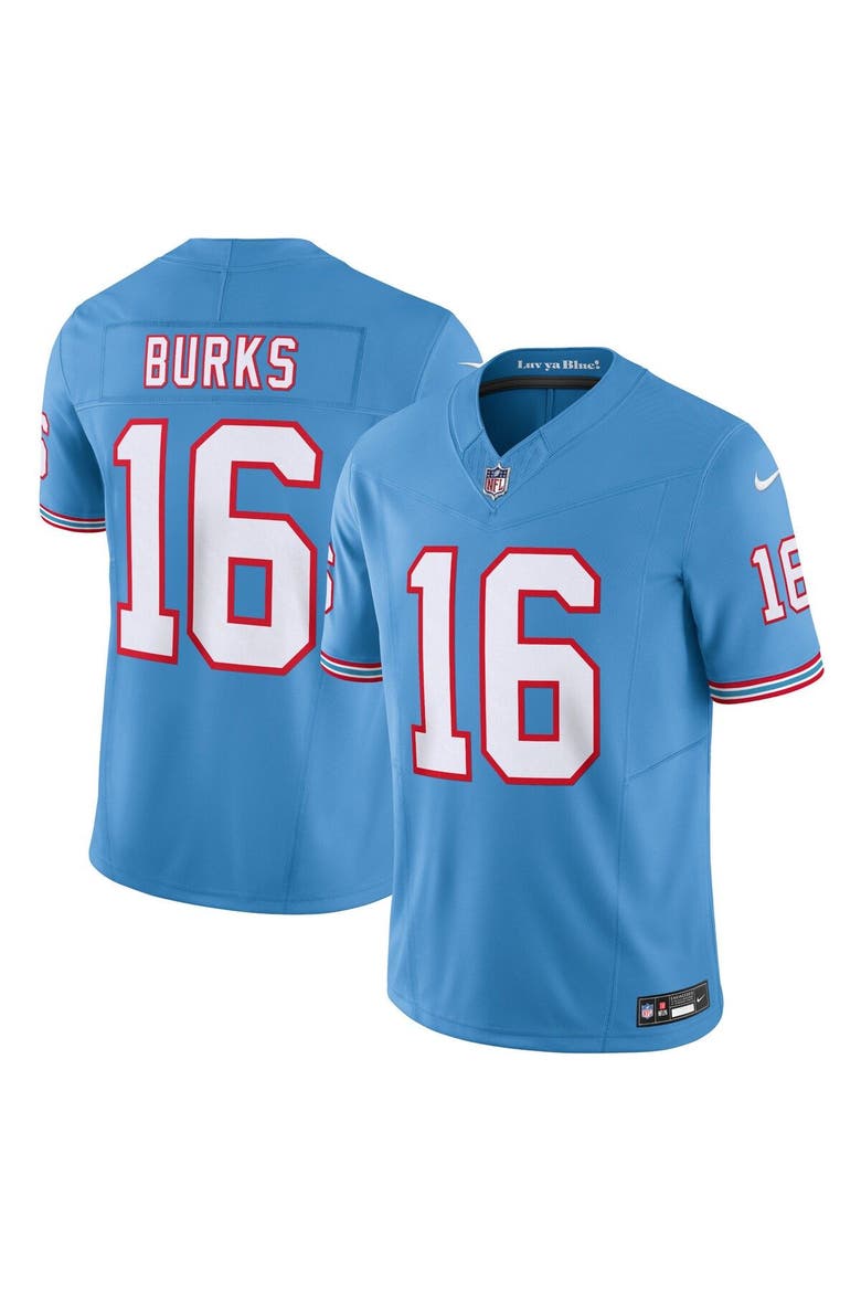 Men's Nike Treylon Burks Light Blue Tennessee Titans Vapor F.U.S.E. Limited Jersey, Main, color, Light Blue