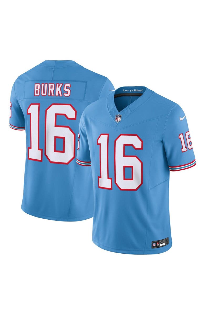 Nike Men's Nike Treylon Burks Light Blue Tennessee Titans Vapor F.U.S.E. Limited Jersey, Main, color, Light Blue