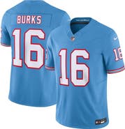 Nike Men's Nike Treylon Burks Light Blue Tennessee Titans Vapor F.U.S.E. Limited Jersey