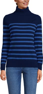 Lands' End Cashmere Turtleneck Sweater