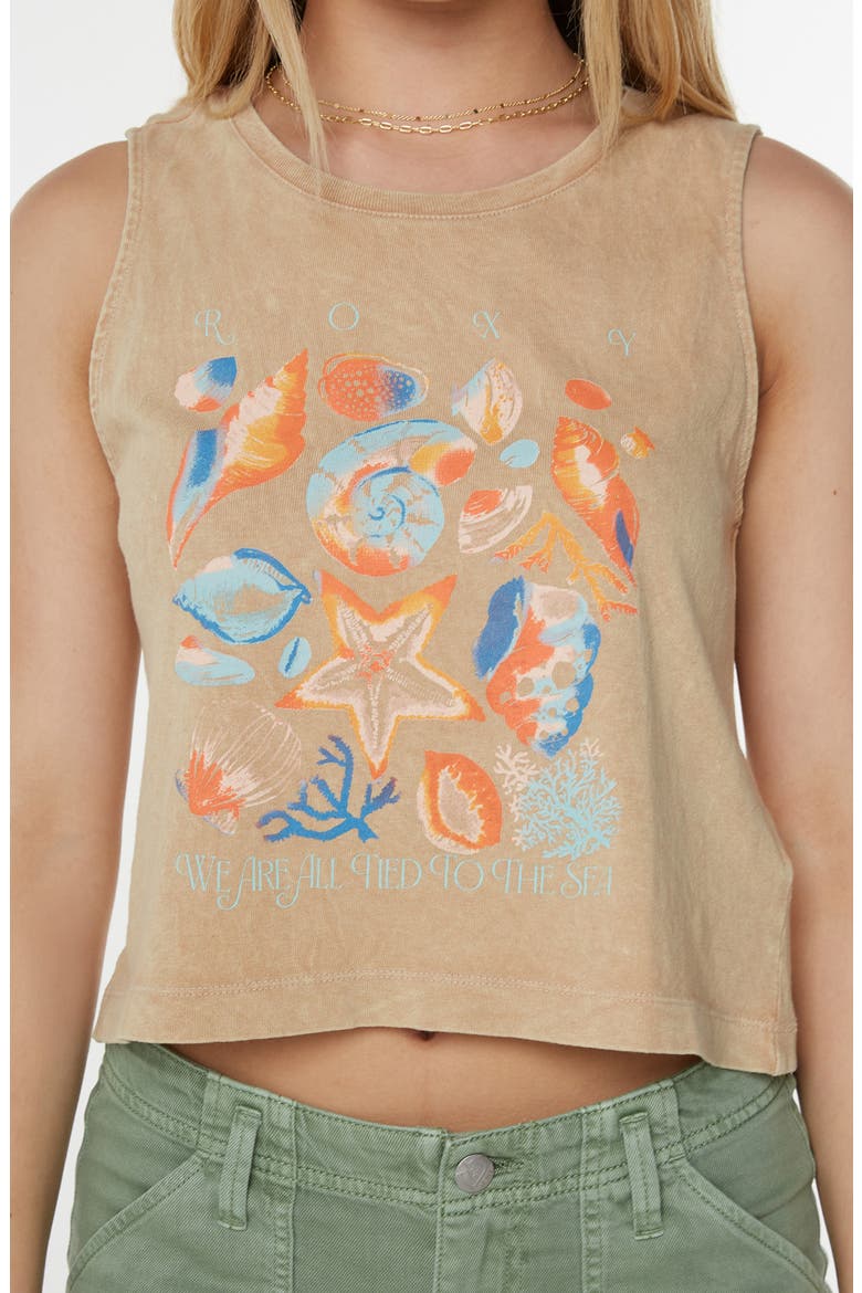 Painted Shells Wildflower Tank, Alternate, color, PRALINE PAINTED SHELLS
