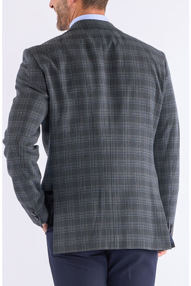 Plaid Sport Coat, Alternate, color, GREY