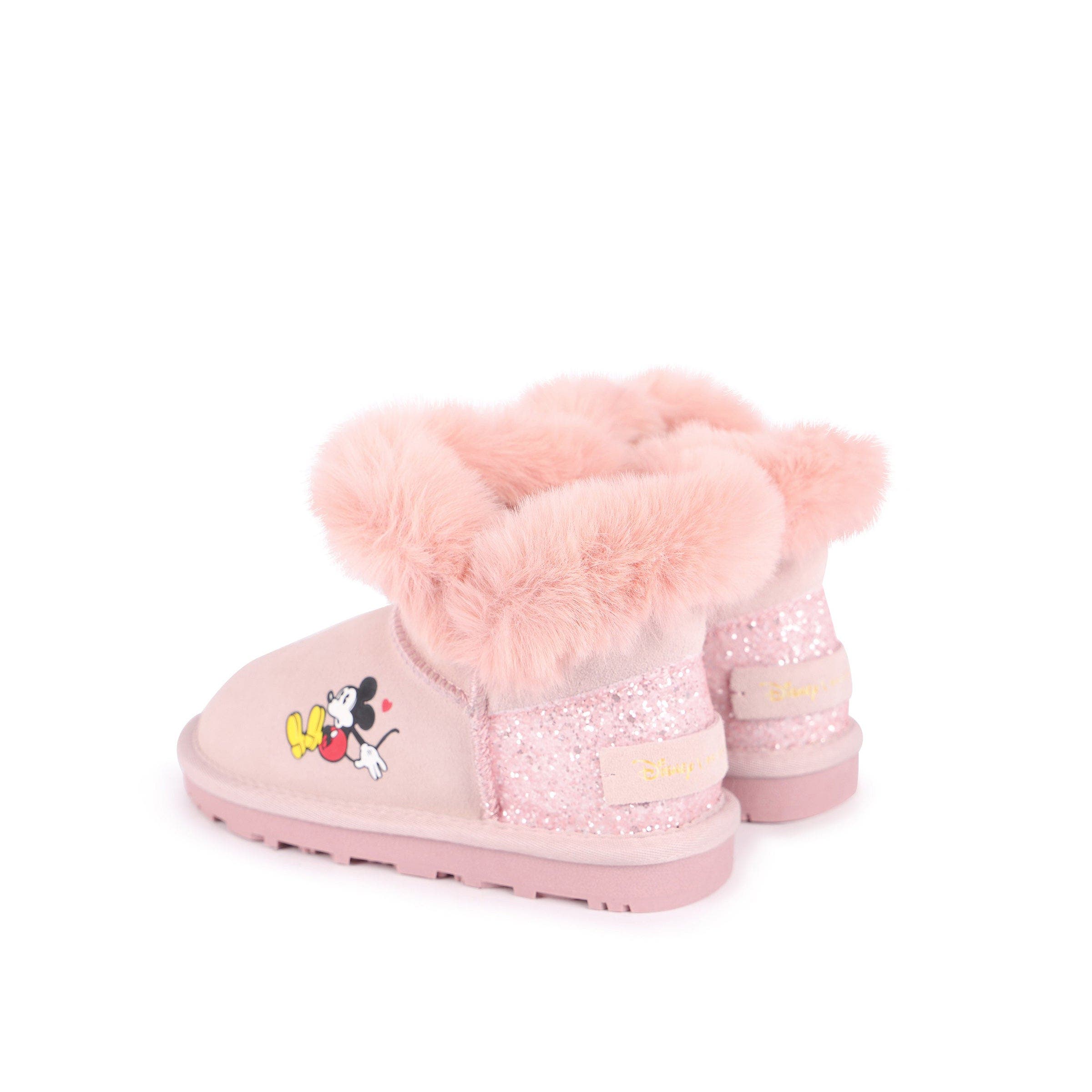Master of Arts Mickey Faux Fur Boots, Alternate, color, Pink