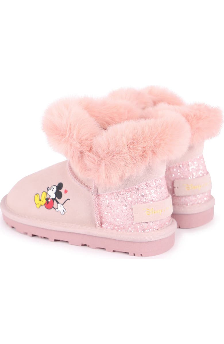Master of Arts Mickey Faux Fur Boots, Alternate, color, Pink