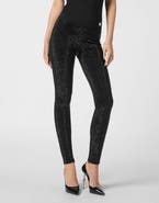 PHILIPP PLEIN Leggings Mix Strass Women