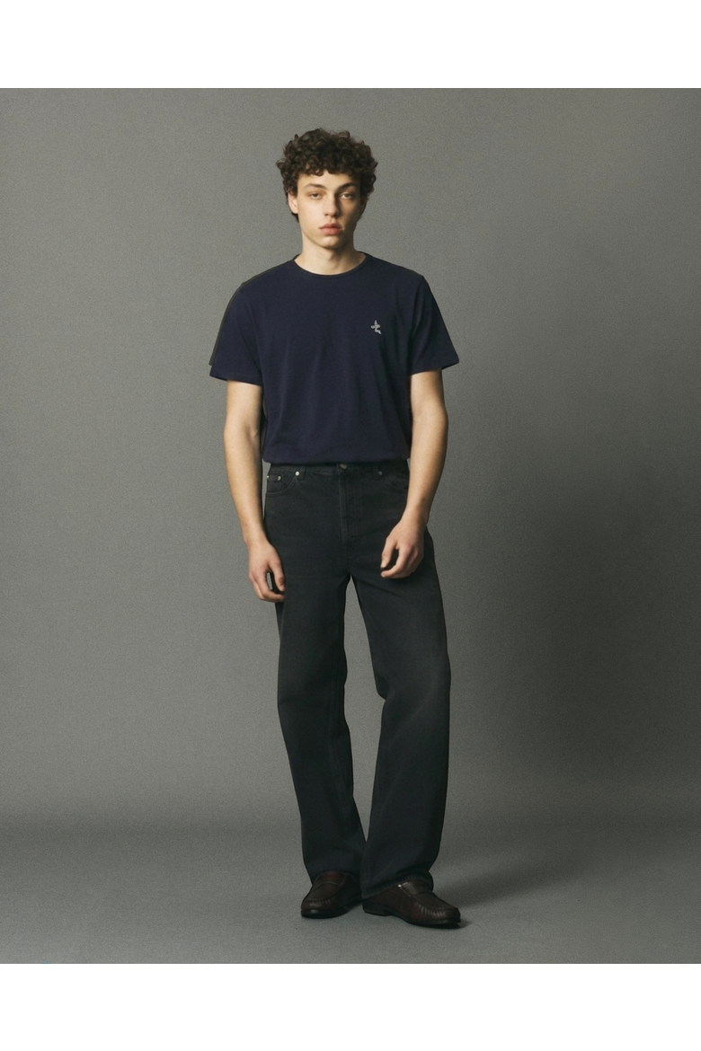 Kami Logo Tee Shirt, Alternate, color, Navy