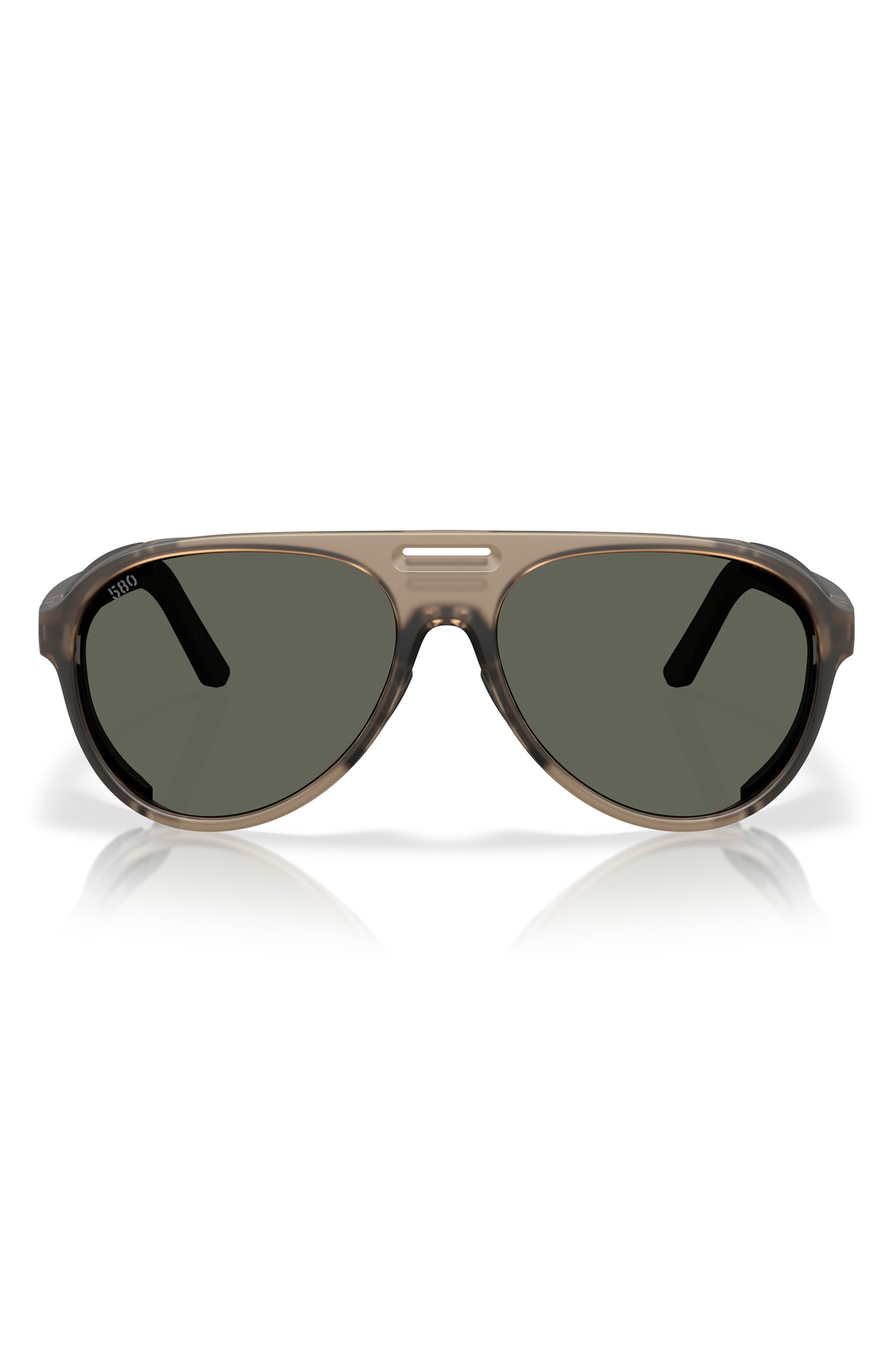 selected MATTE BROWN SMOKE / GRAY 580G