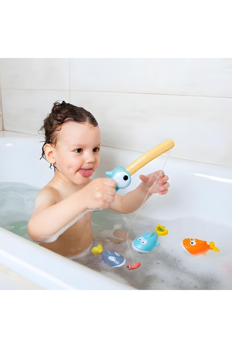 Catch A Fish Bath Toy, Alternate, color, Multicolored