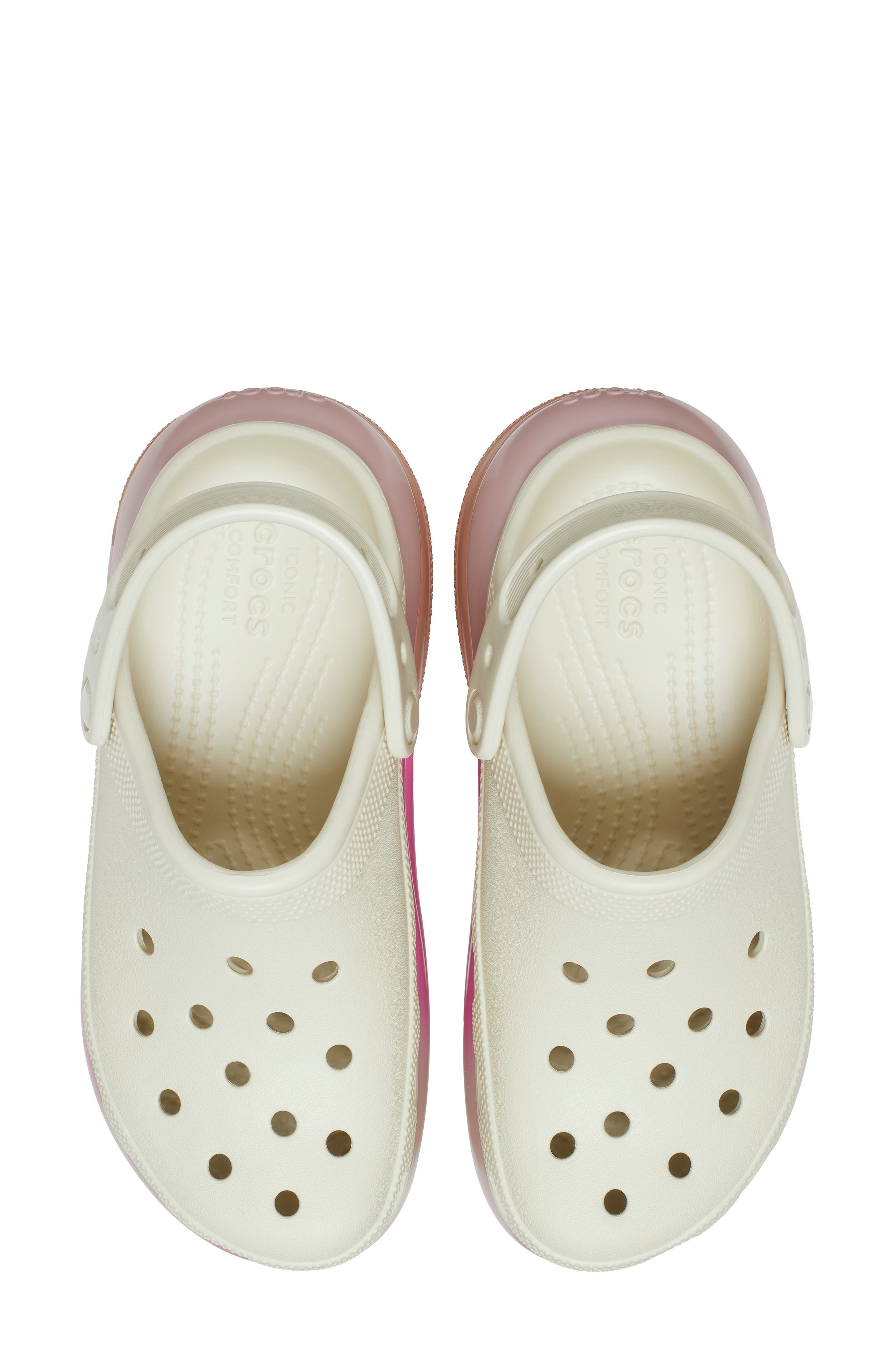 CROCS Classic Mega Crush Platform Slingback Clog, Alternate, color, 