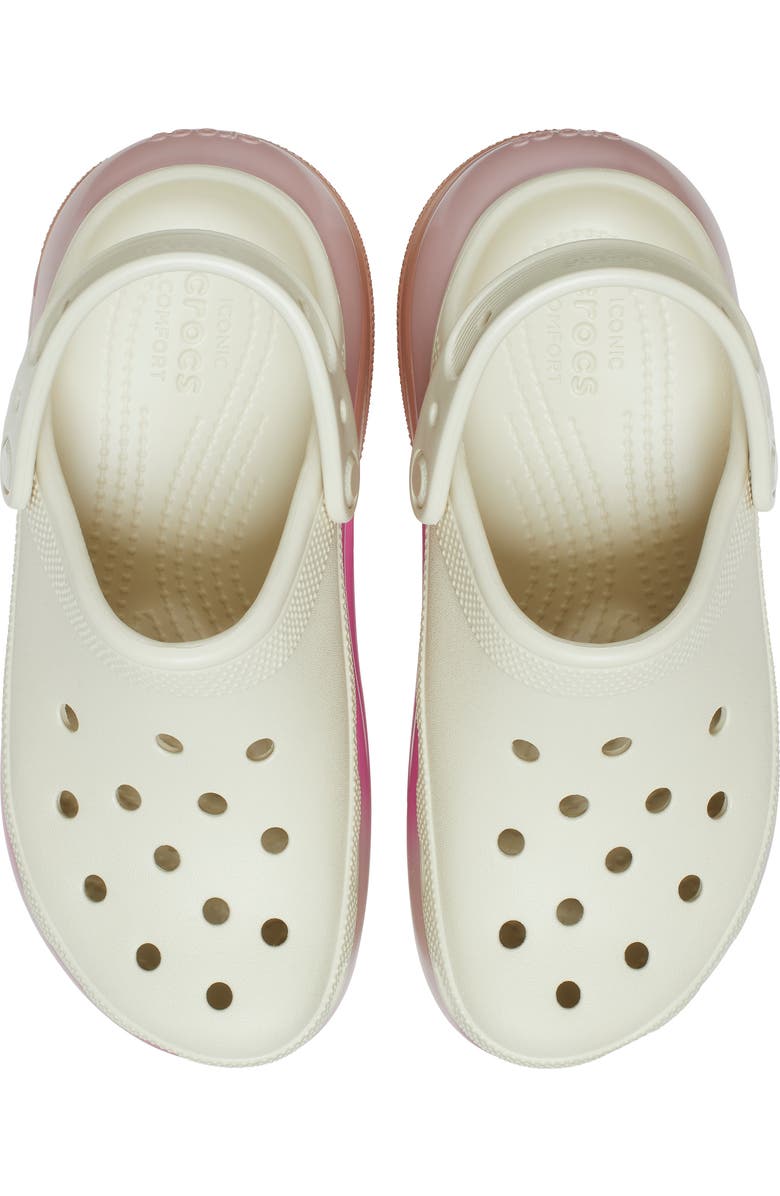 CROCS Classic Mega Crush Platform Slingback Clog, Alternate, color,