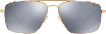 61mm Polarized Navigator Sunglasses