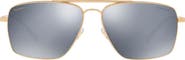 Versace 61mm Polarized Navigator Sunglasses