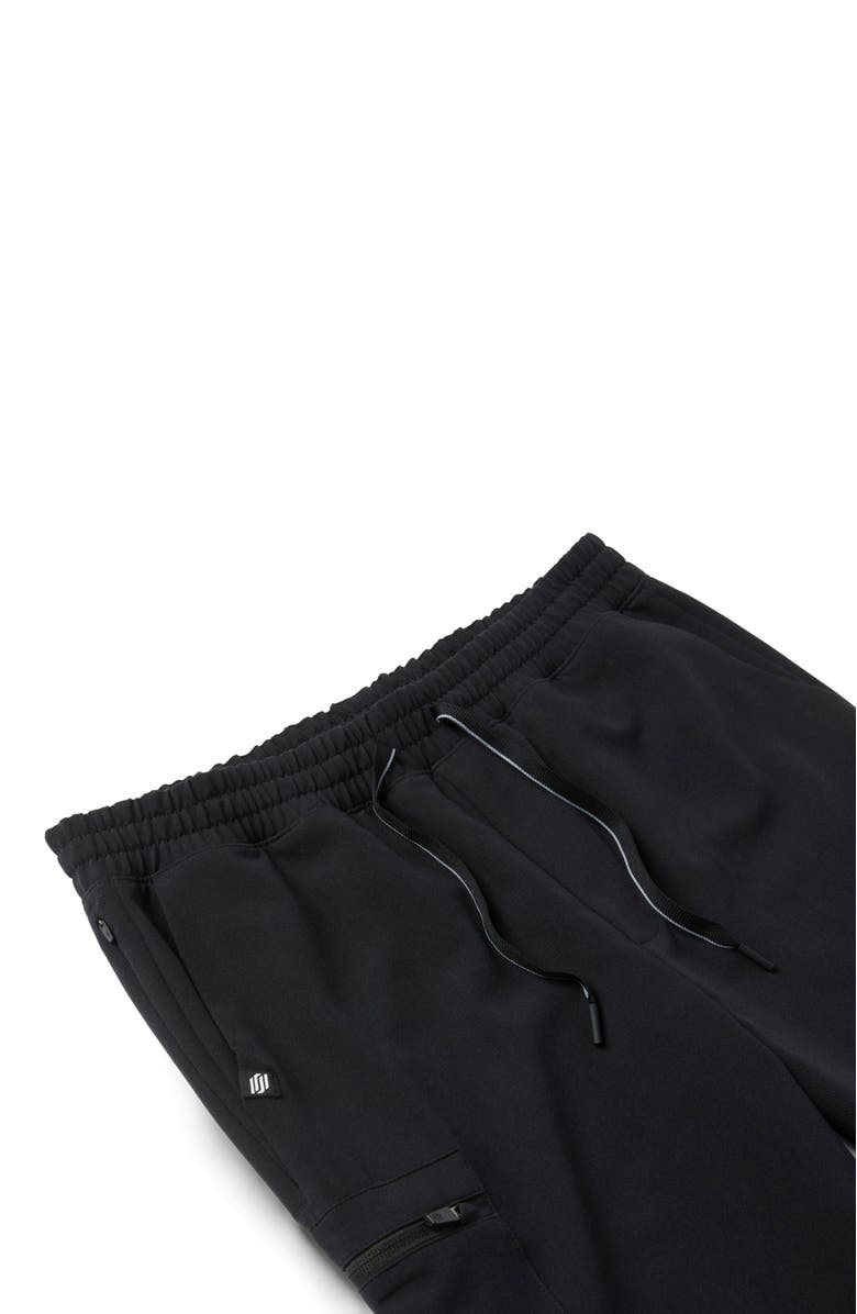 JAANUU Osmo Men's 8-Pocket Classic Scrub Jogger, Alternate, color, Black