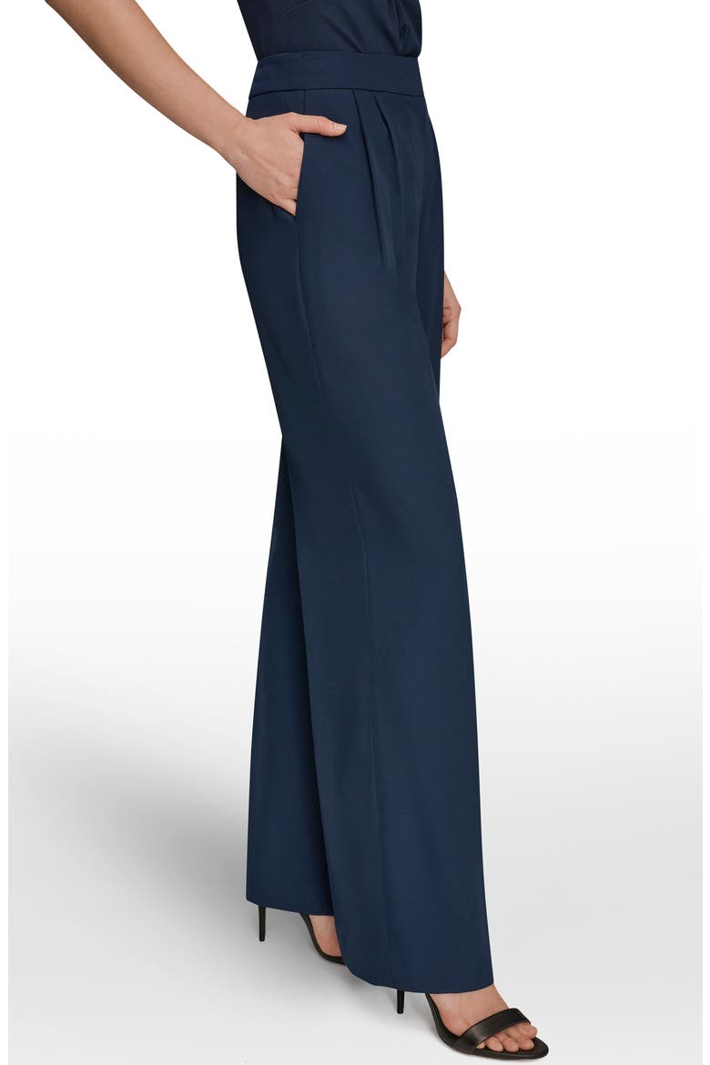 High Waist Wide Leg Pants, Alternate, color, NIGHTFALL