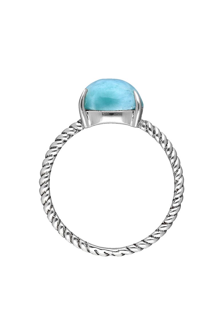 Sterling Silver Larimar Ring, Alternate, color, BLUE