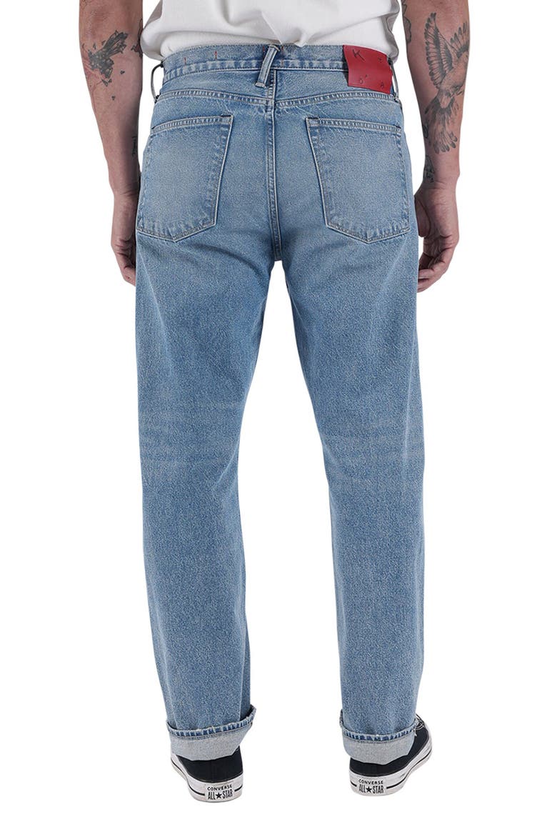The Pail Loose Straight Leg 12.5-Ounce Slub Selvedge Jeans, Alternate, color, LOU