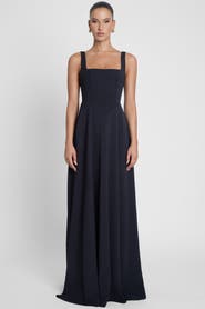 LEAU Siren Square Neck Corset Maxi Dress