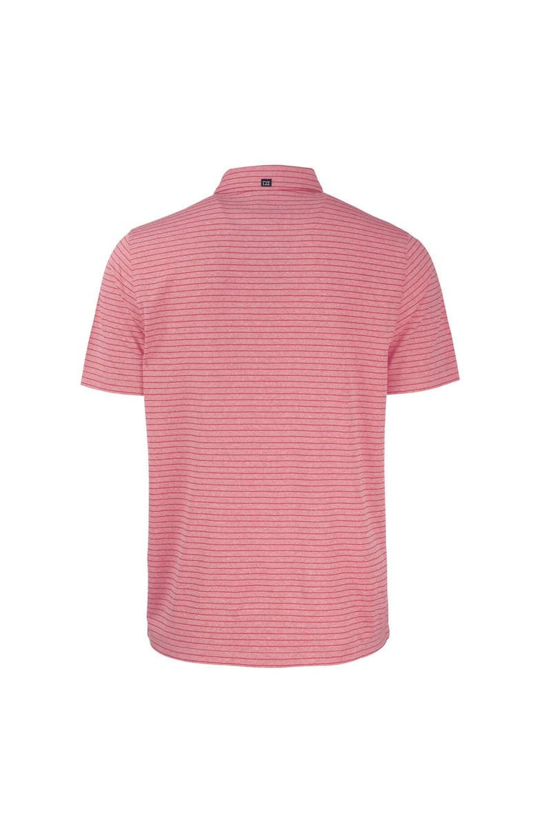 Cutter & Buck Men's Cutter & Buck Heather Red Indianapolis Colts Big & Tall Americana Forge Eco Heather Stripe Stretch Recycled Polo, Alternate, color, 