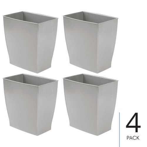 Mono Small Rectangular Bathroom Trash Cans