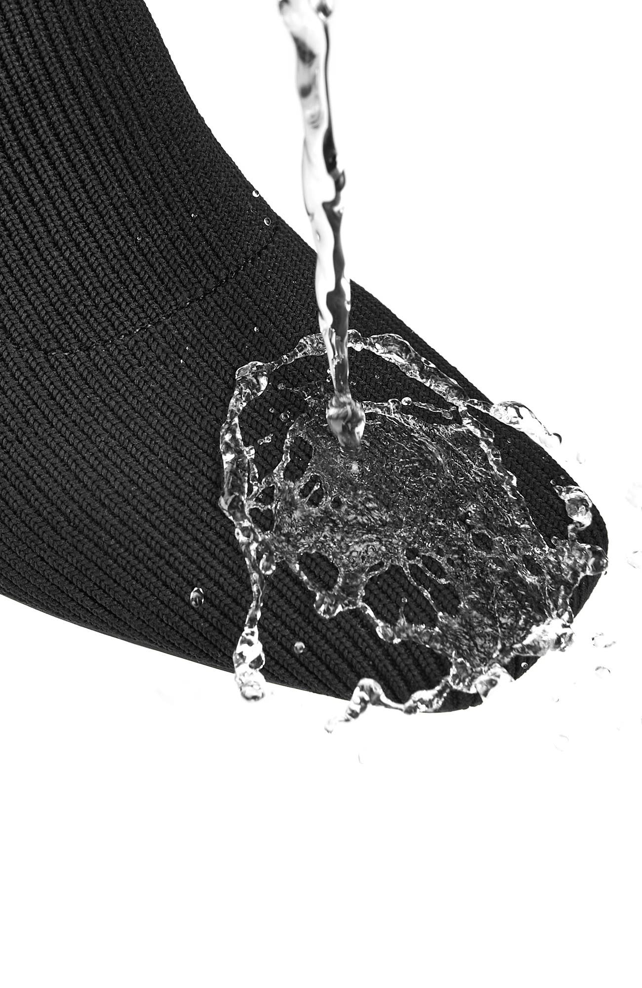 VIVAIA Margot Wedge Bootie Square-Toe Water-Repellent Boots, Alternate, color, Black