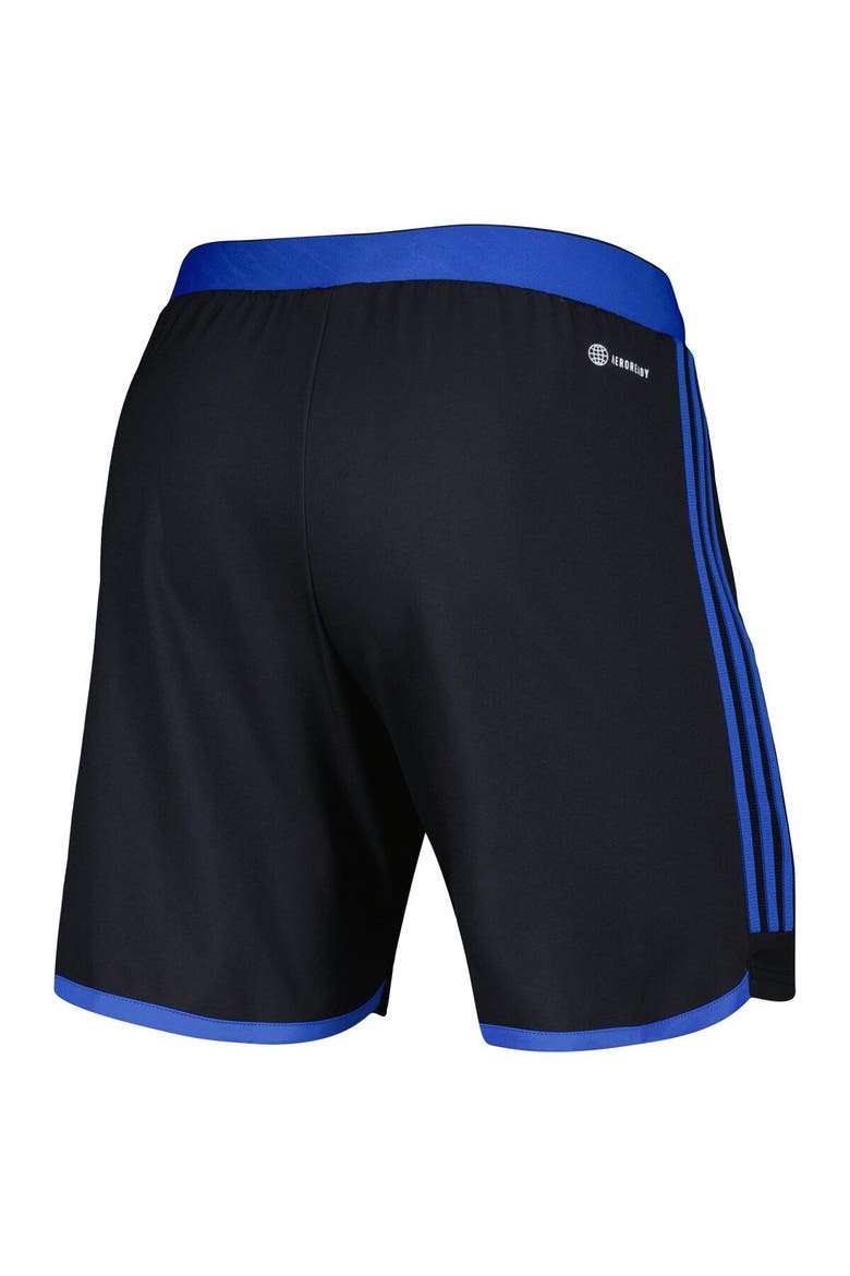 Men's adidas Black San Jose Earthquakes 2023 Away AEROREADY Authentic Shorts, Alternate, color, Black