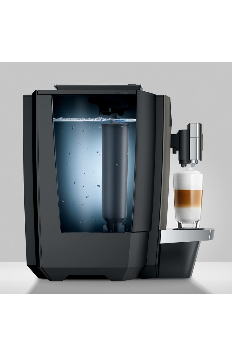 JURA X10 Automatic Hot & Cold Coffee Machine, Alternate, color, Dark Inox