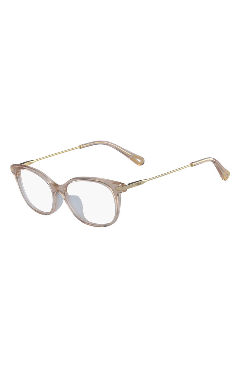 Chloé 52mm Modified Rectangle Optical Frames, Alternate, color,