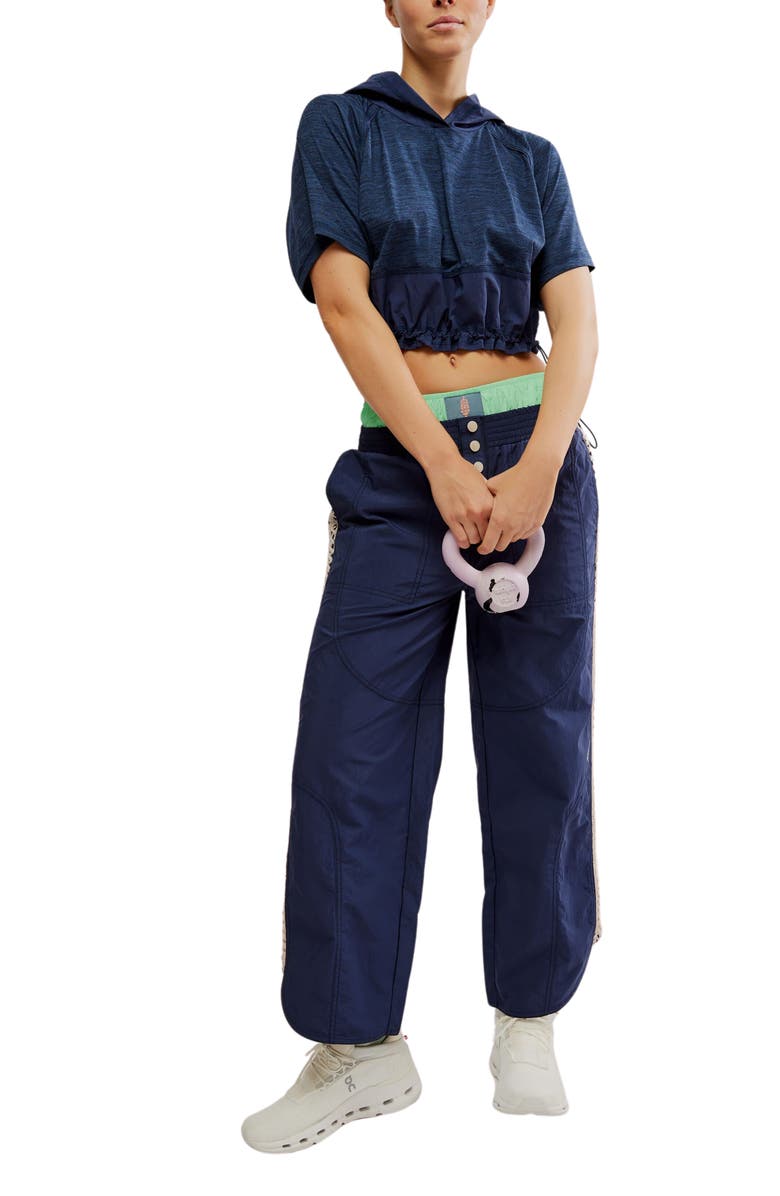 Free People Underdog Pants, Alternate, color, Navy