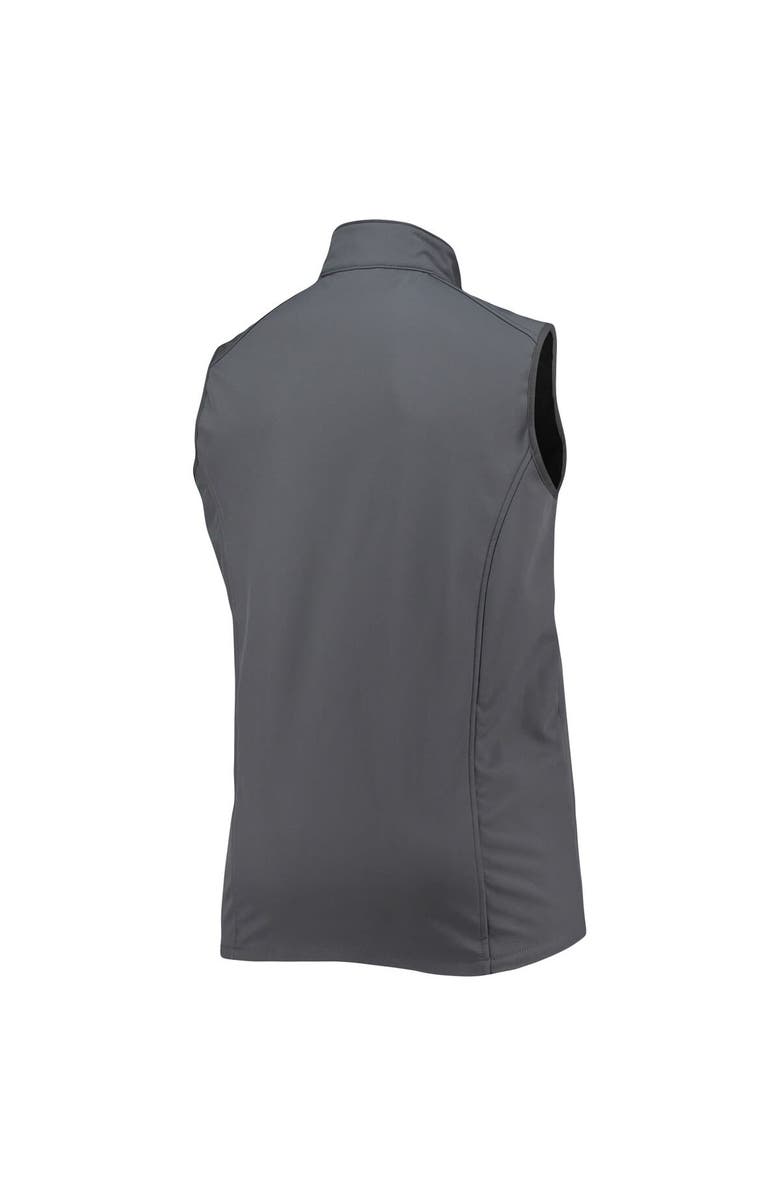 DUNBROOKE Men's Dunbrooke Charcoal Tampa Bay Buccaneers Big & Tall Archer Softshell Full-Zip Vest, Alternate, color, Charcoal