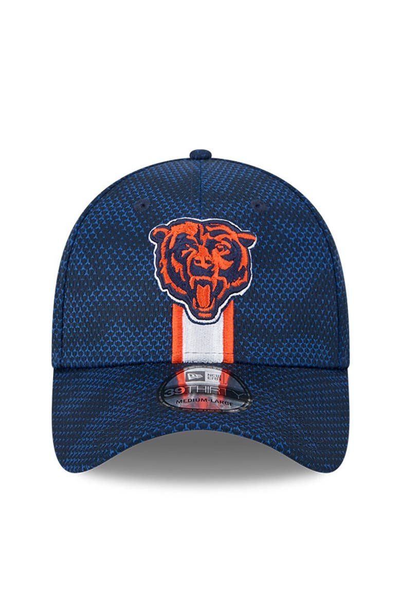New Era Men's New Era Navy Chicago Bears 2024 Sideline Primary Logo 39THIRTY Flex Hat, Alternate, color,
